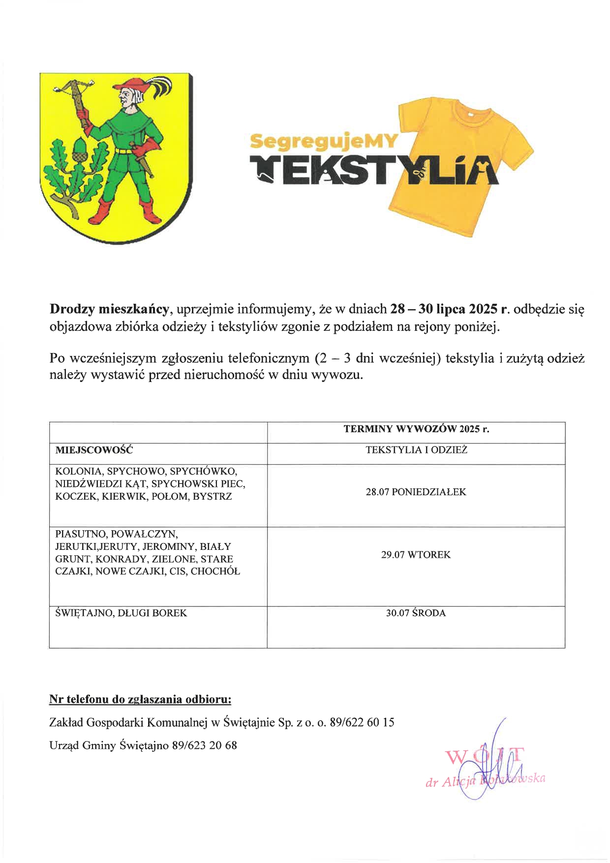 2768 Objazdowa zbiorka odziezy i tekstyliow page 0001